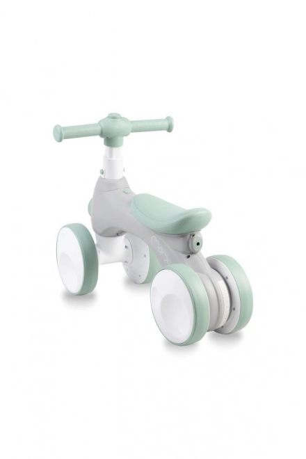 Loopfietsje MoMi TOBIS met bubbels grijs