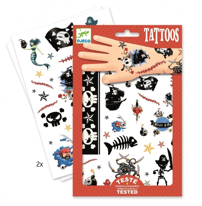 DJECO Tattoos Piraten
