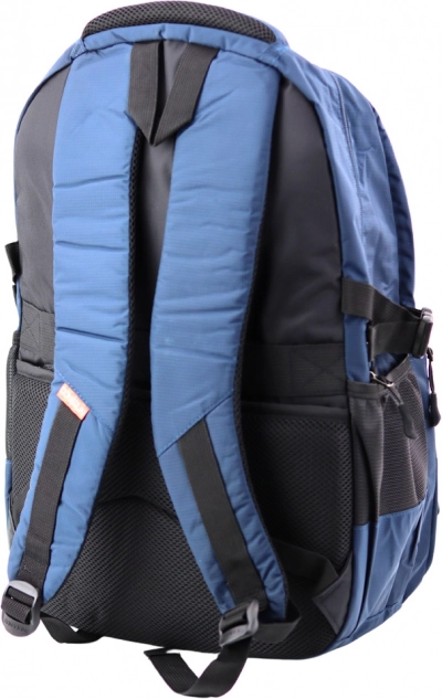 Stadsrugzak met vakken 35L blauw