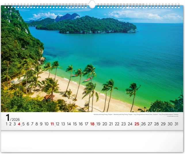 Muurkalender Zee 2026