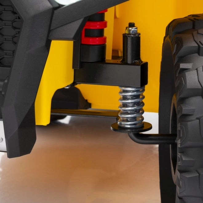 Gele sportieve kinderquad TX ATV