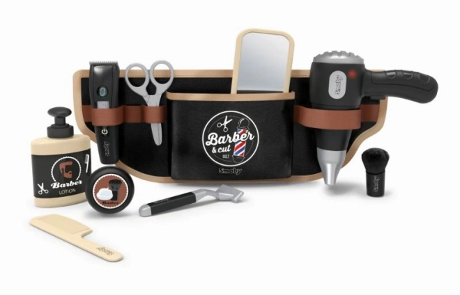 Barbier set voor scheren en knippen - riem