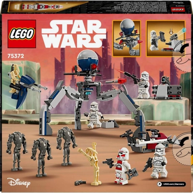 LEGO® Star Wars™ 75372 Clone Trooper- en Battle Droid-gevechtspakket