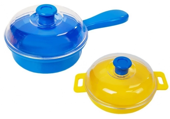 Set Little Cook Pots van kunststof servies