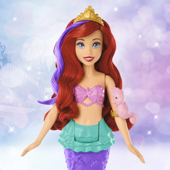 MATTEL Disney Princess pop Ariel kleine zeemeermin zwemt, verandert van kleur