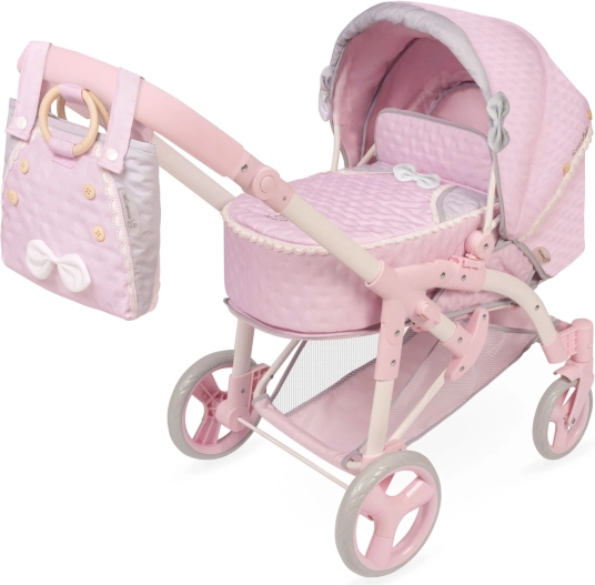Inklapbare poppenwagen 3-in-1 met draagtas Sophie 75 cm