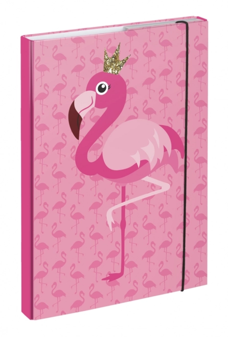 BAAGL 5 SET Zippy Flamingo: schooltas, etui, zak, map, doos