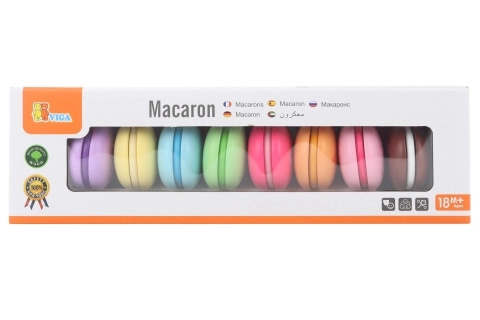 houten macarons voor kinderen 8 st VIGA PolarB