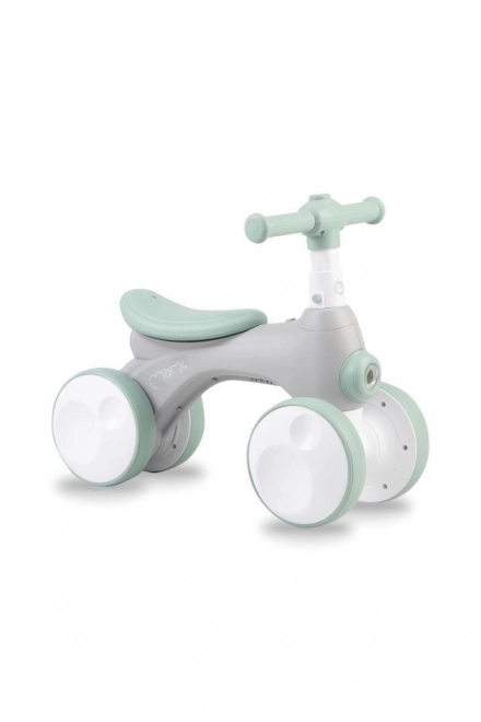 Loopfietsje MoMi TOBIS met bubbels grijs