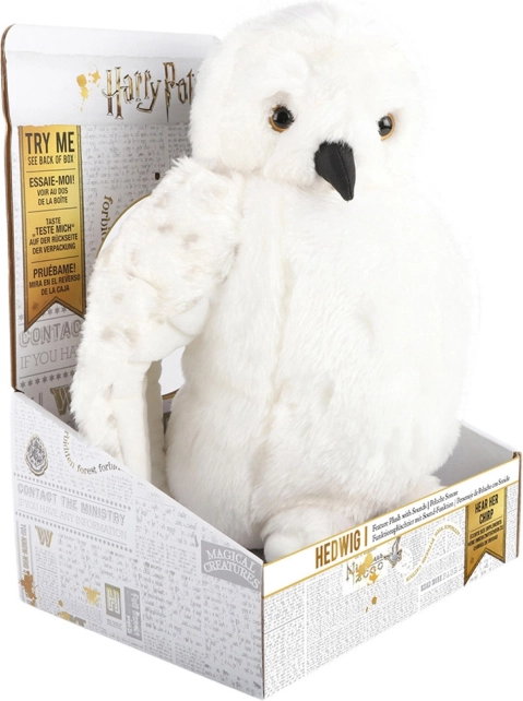 Pluchen uil Hedwig 30 cm