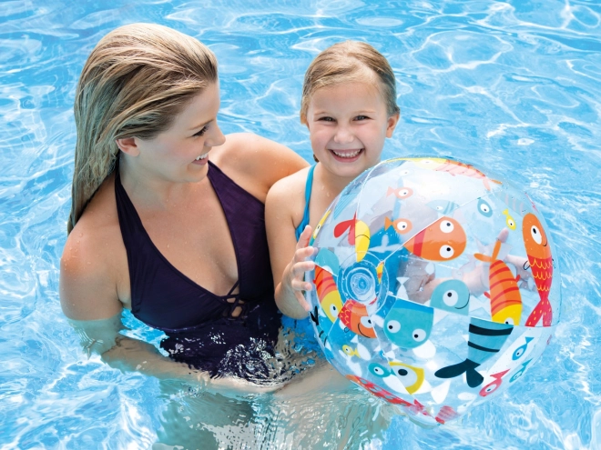 Opblaasbare bal met patronen - 51 cm