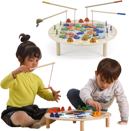 Houten spel Vissen vangen FSC