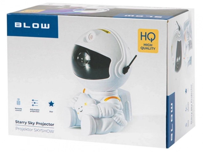 Sterrenprojector zittende astronaut met afstandsbediening