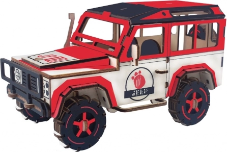 Houten 3D-puzzel SUV