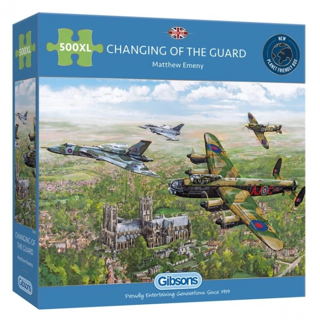 Puzzel Wisseling van de Wacht XL 500 stukken van Gibsons