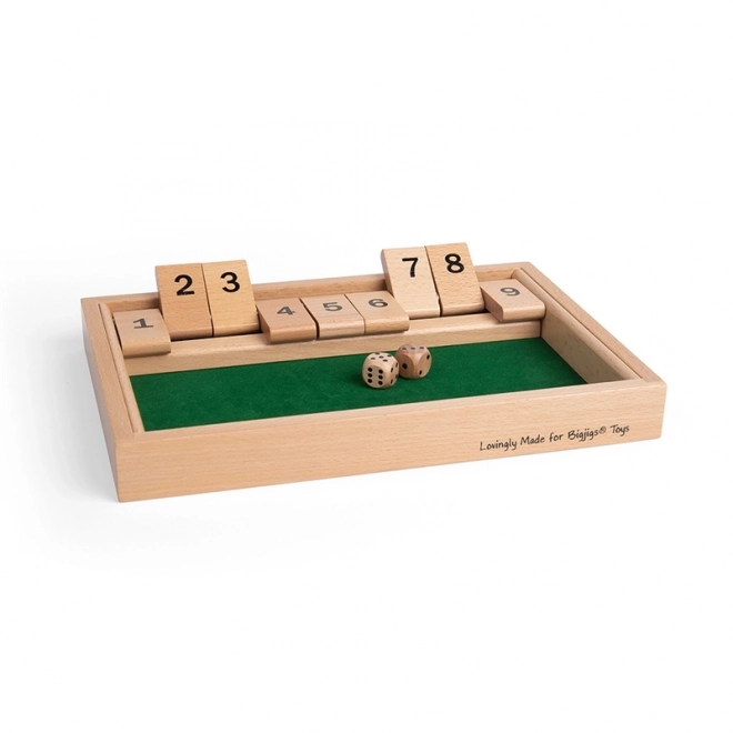 houten spel Shut the Box BIGJIGS TOYS