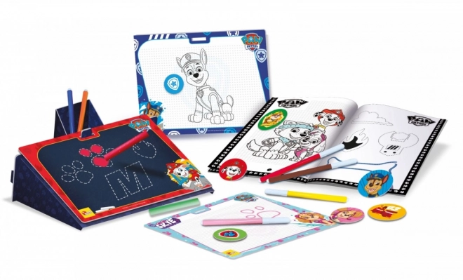 Tekenset voor school met rugzak Paw Patrol