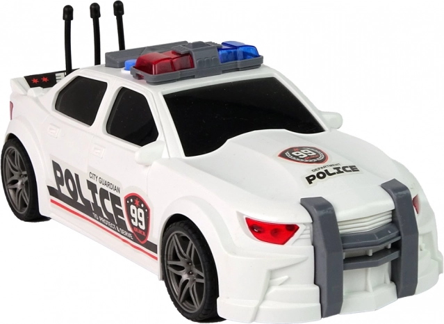 Gedetailleerd politiedesign op schaal 1:16