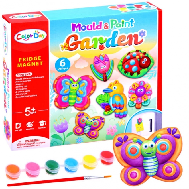 Creatieve set voor het maken van magneten - tuin DIY