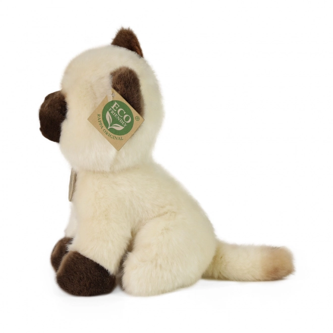 Pluchen Siamese kat 18 cm ECO-FRIENDLY