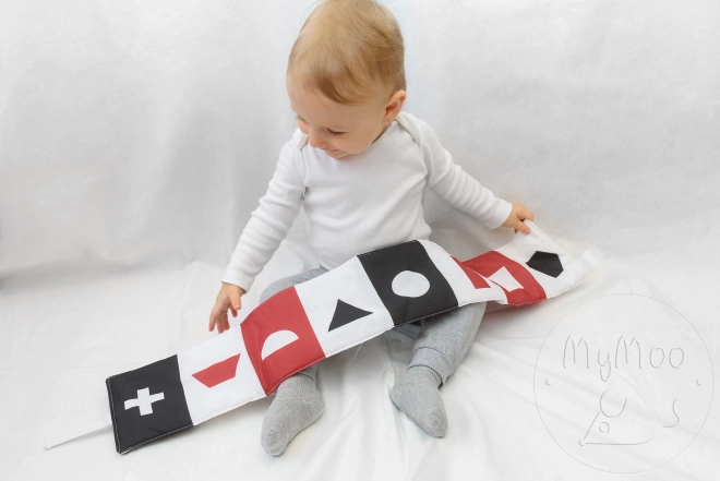 MyMoo Textiel leporello contrastrijk