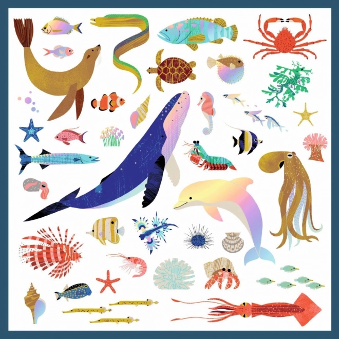 DJECO Metallic stickers - Oceaan