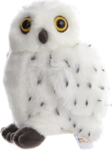 Pluchen sneeuwuil 18 cm