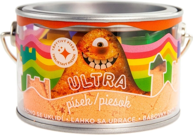 Ultra zand met glitter – oranje 200 g