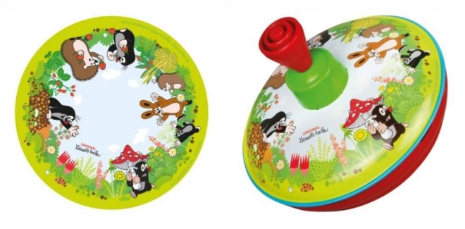 Káča draaiende Mol metaal/plastic 13cm