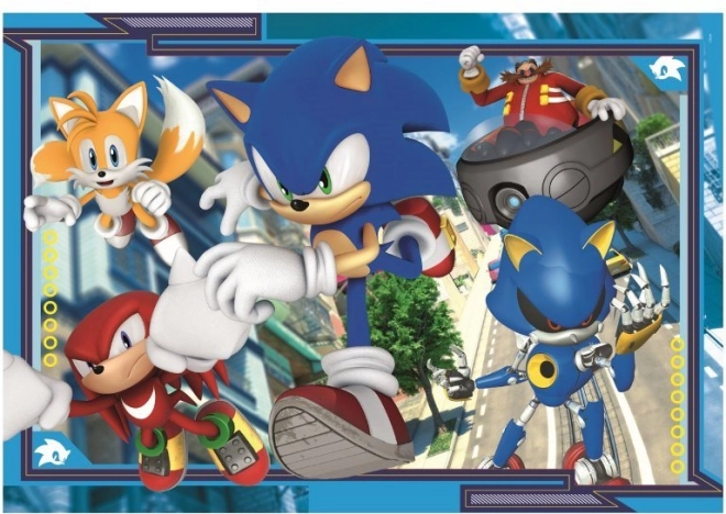 Clementoni Puzzel Egel Sonic Klaar 180 stukjes