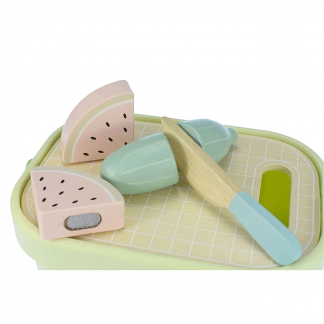 Houten snijset voor voedsel Tooky Toy
