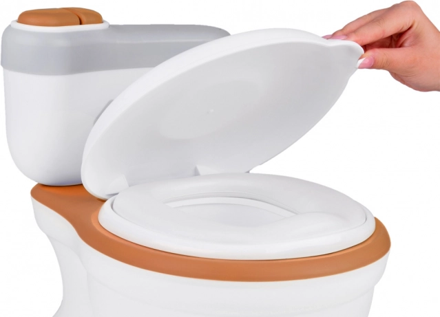 Zingend potje toilet voor kinderen met bakje voor vochtige doekjes