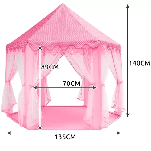 Kruzzel roze kinder tent 23869