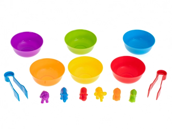 Vuiková montessori spel Leer tellen – Safari dieren