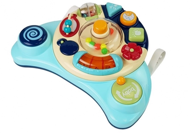 Interactief paneel Kinderspeelgoed Muziek Dierengeluiden Blauw