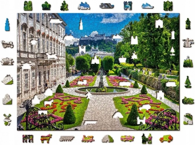 Houten puzzel kasteel Mirabell