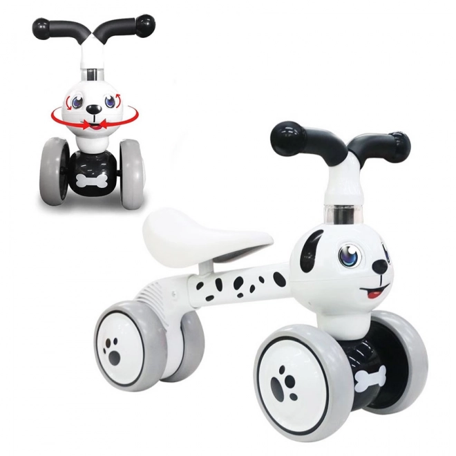 ECOTOYS Loopfiets Hondje wit
