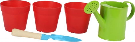 Herbruikbare bloempotjes met afvoer