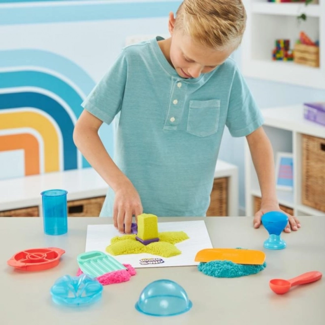 Kinetisch zand ultieme zandset met gereedschap