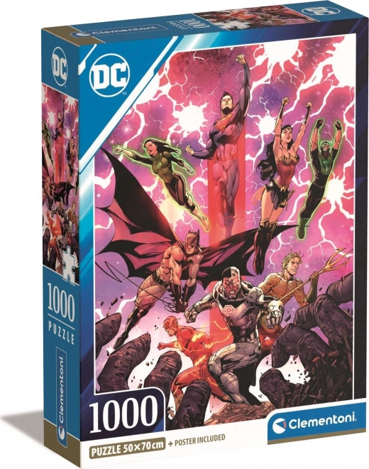 Puzzel 1000 stukken Compact DC Comics Liga van Rechtvaardigheid (Justice League)