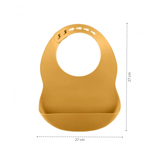 Siliconen slabbetje, Zand Beige
