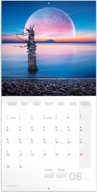 Aantekeningenkalender Maan 2026