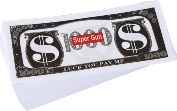 Inclusief leuke “fake money”