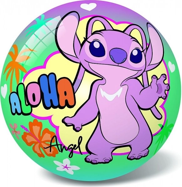 Opgeblazen bal met Stitch-motief 14 cm