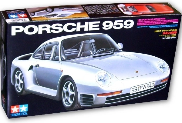 Kunststof modelauto Porsche 959 1:24 van Tamiya