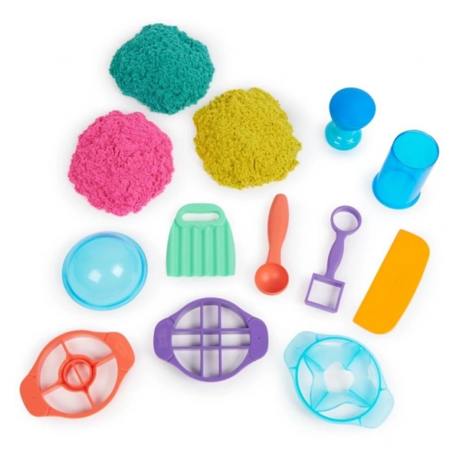 Kinetisch zand ultieme zandset met gereedschap