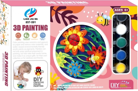 Set voor 3D-schilderen van bloemen
