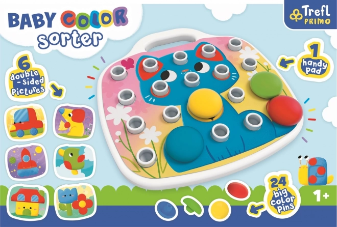 Kleurrijke kinder mozaïek plastic in doos 40x27x6cm 12m+