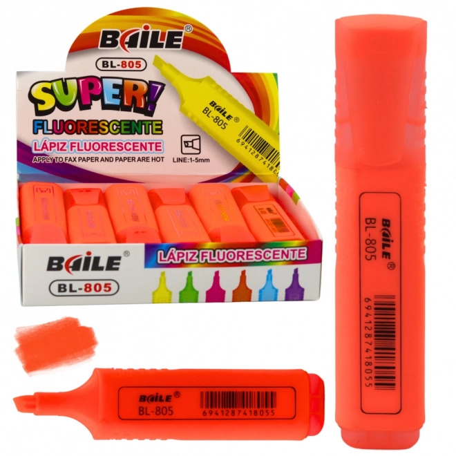 Neon oranje markeerstift