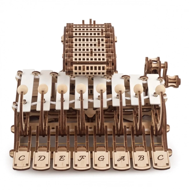 Ugears houten mechanisch model muziekinstrument Celesta